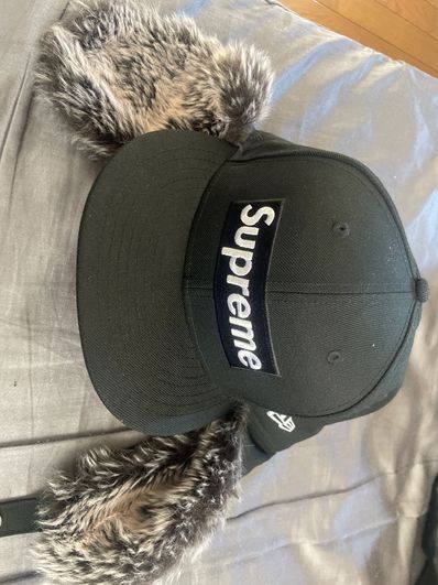 Supreme Earflap New Era® "Black"