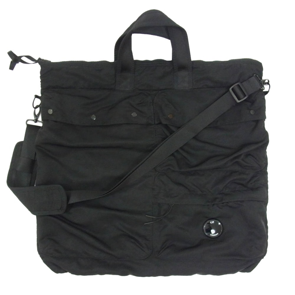 C.P.Company シーピーカンパニー 18CMAC219A-005269G Nylon B Tote Bag ナイロン ショルダー トートバッグ ブラック系【中古】