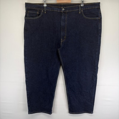 古着 リーバイス Levi's デニム パンツ 5ポケット テーパード ジッパーフライ ジーンズ ジーパン 550 w50 L29 ブルー系 メンズ