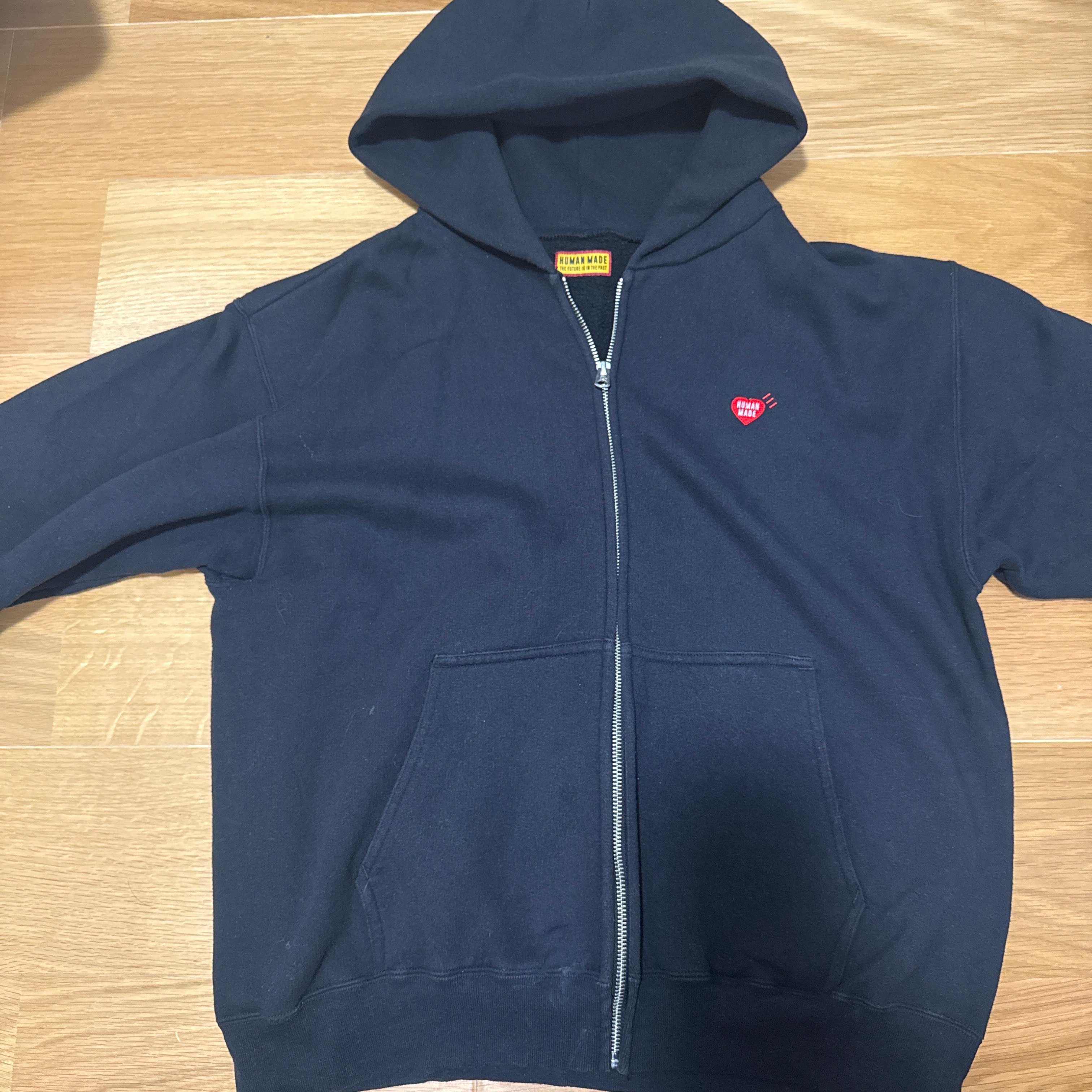 HUMAN MADE Classic Zip-Up Sweat Hoodie 