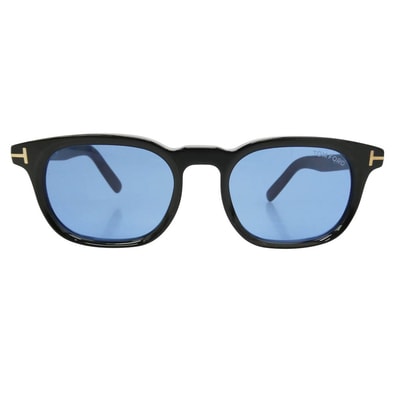 TOM FORD トムフォード TF1122-D 日本企画モデル ウェリントンシェイプ カラー レンズ サングラス ブラック系 52□20 145【極上美品】【中古】