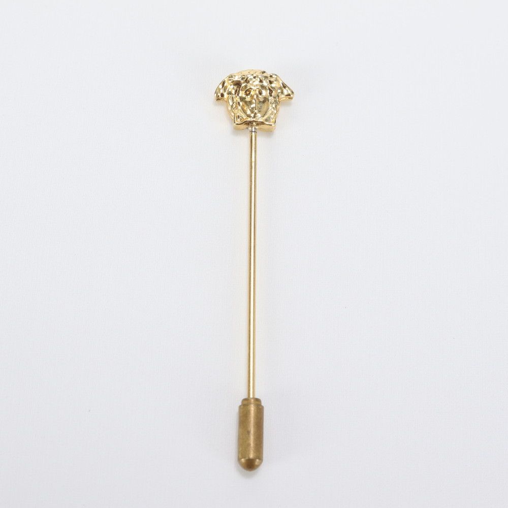 ■極美品 ジャンニ・ヴェルサーチ メデューサ ゴールド アクセサリー ピン