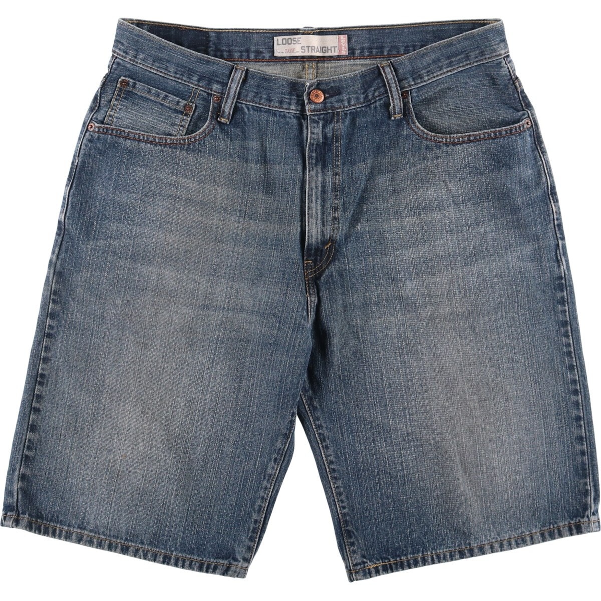 古着 リーバイス Levi's 569 LOOSE STRAIGHT デニムショーツ ハーフパンツ メンズw37相当/eaa550638