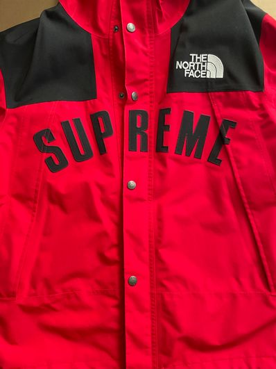 Supreme x The North Face Arc Logo Mountain Parka "Red"