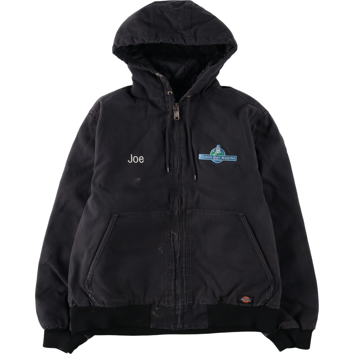 古着 ディッキーズ Dickies 中綿入り ダックフルジップパーカー メンズL相当/eaa629368