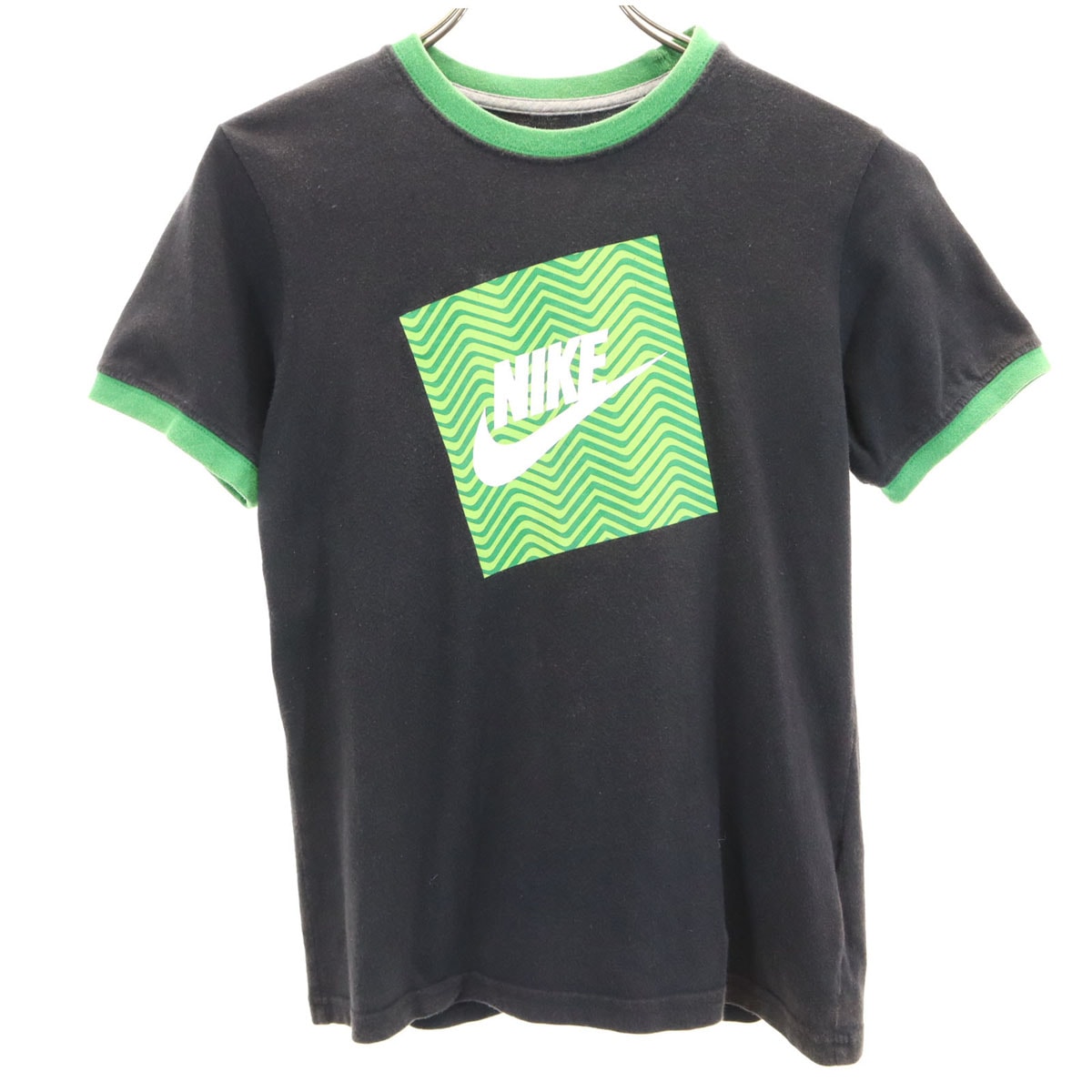 NIKE ナイキ 半袖 リンガー Tシャツ S ブラック