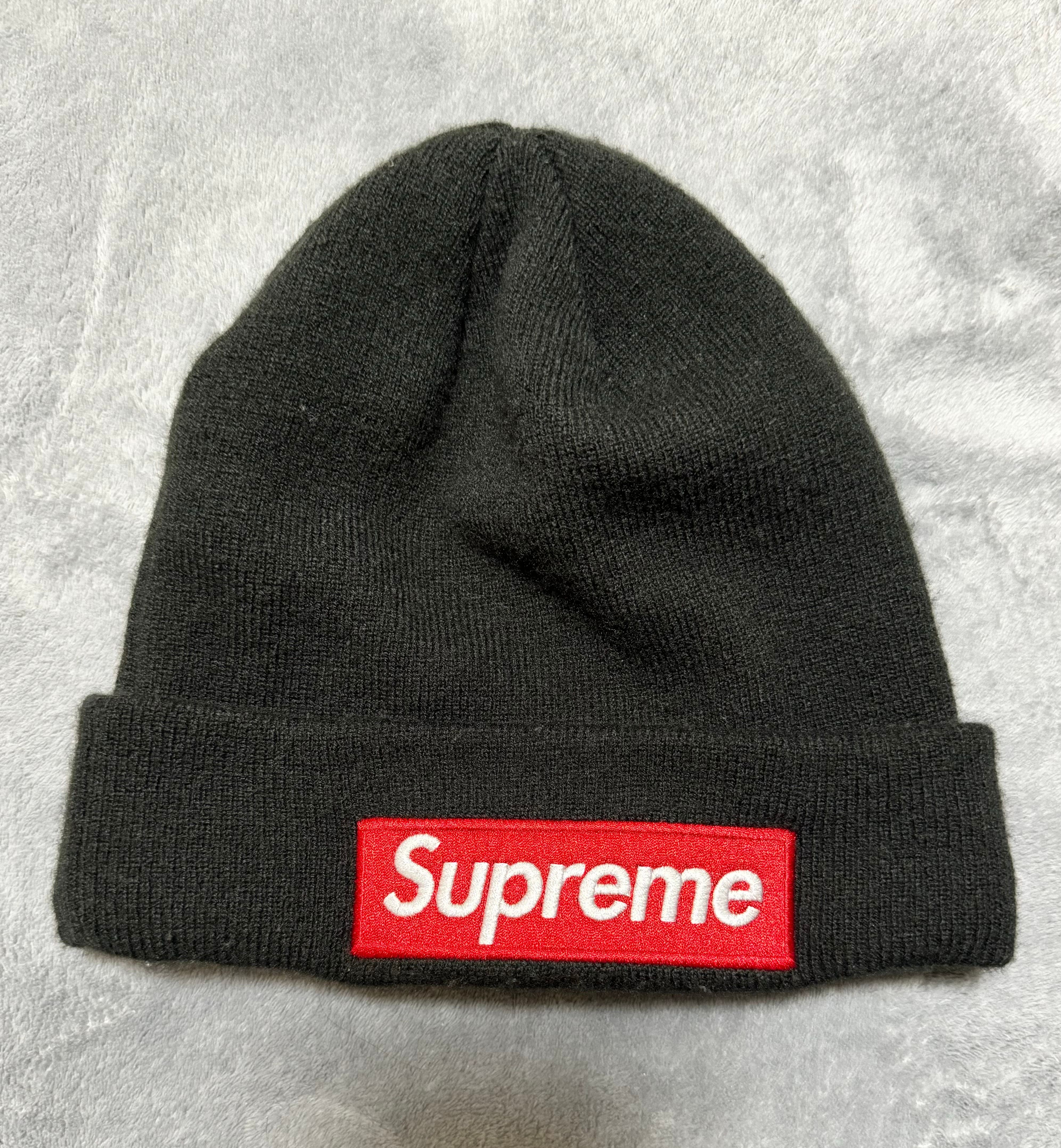 Supreme New Era Box Logo Beanie "Black"
