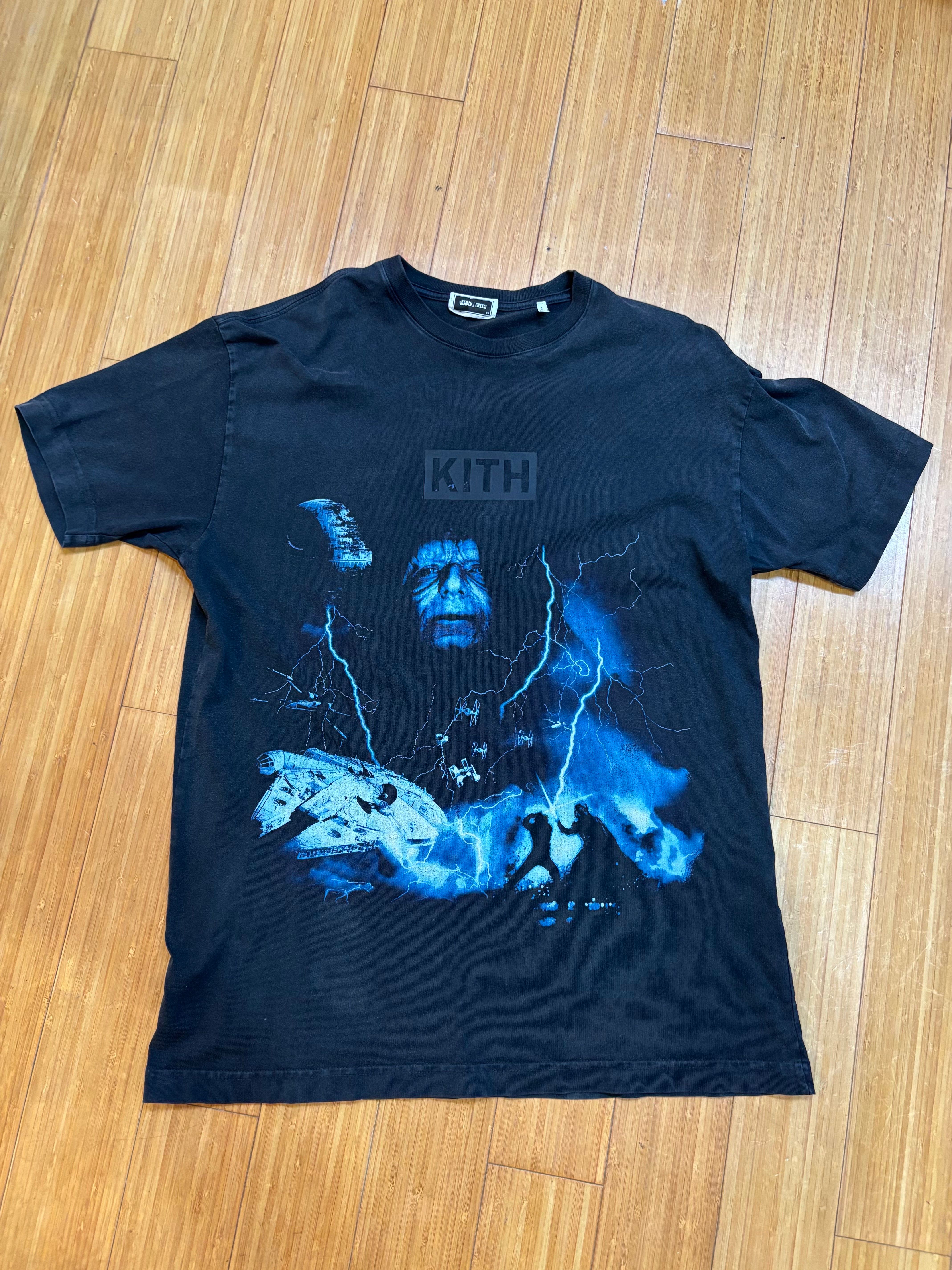 Kith x STAR WARS Emperor Vintage Tee "Black"