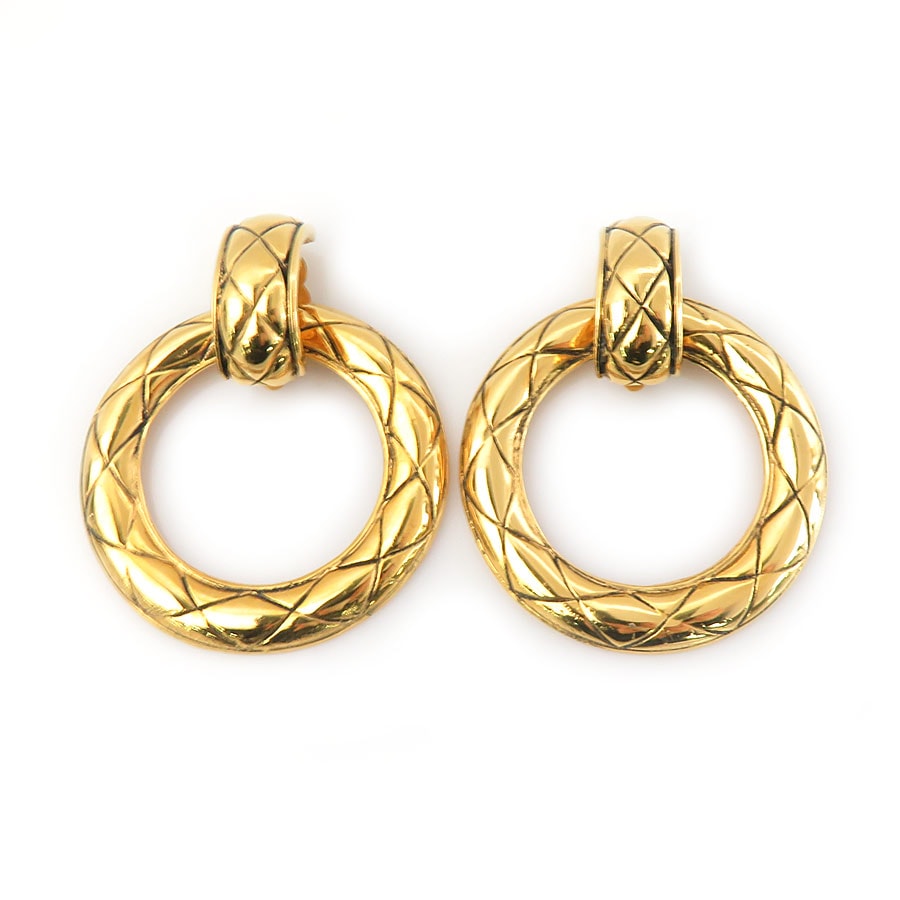 シャネル CHANEL イヤリング メタル ゴールド レディース【中古】 e61685i