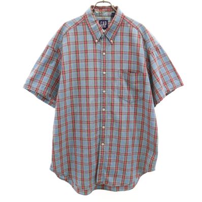 GAP 90s 半袖 ボタンダウンシャツ