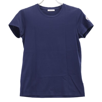 モンクレール ネイビー ロゴ 半袖カットソー XS