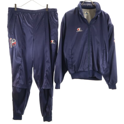 Champion products チャンピオンプロダクツ トレーニング ジャケット 上下セットアップ O ネイビー 裏トリコット