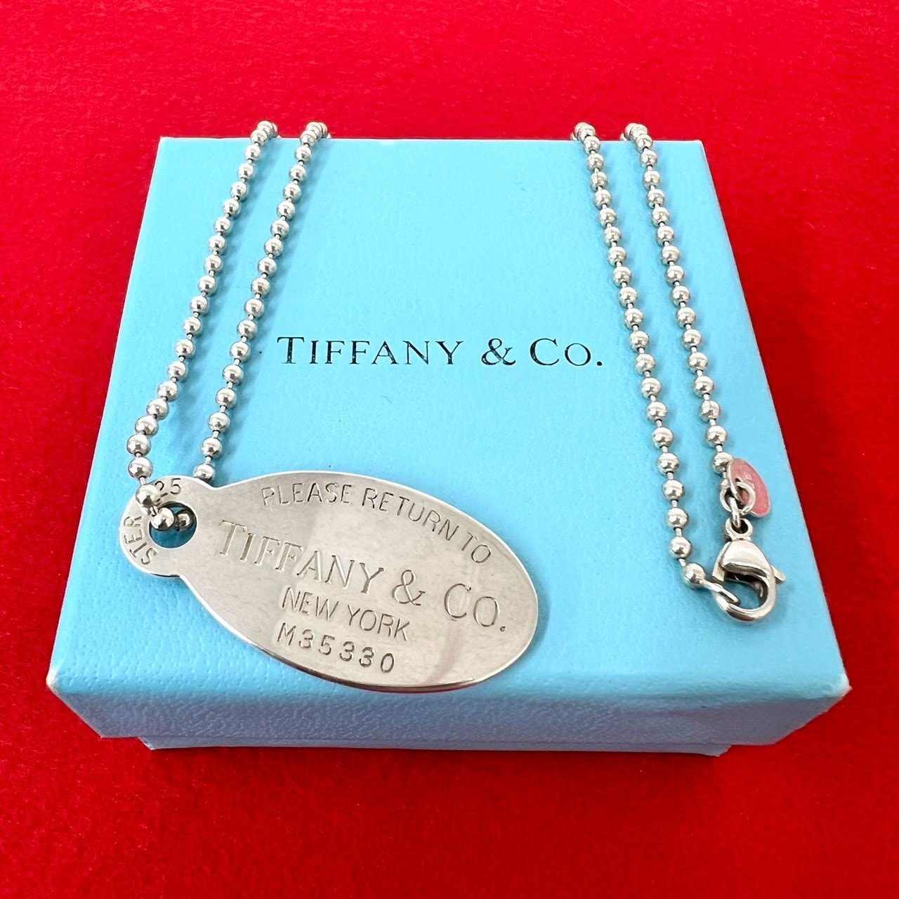 TIFFANY&Co. ティファニー リターントゥ オーバルタグ ネックレス シルバー925 ネックレス シルバー
26389