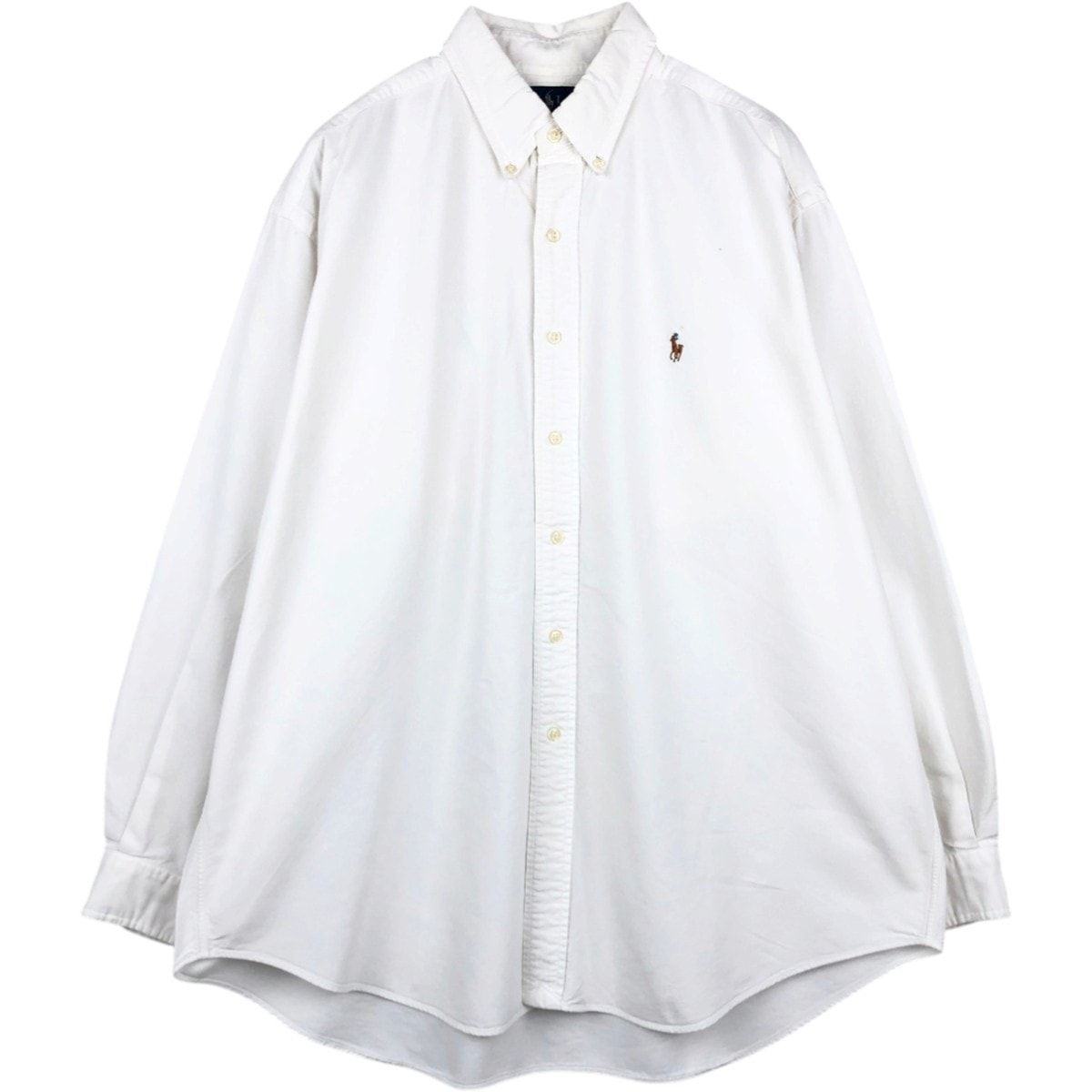 古着 ラルフローレン Ralph Lauren BLAKE 長袖 ボタンダウンシャツ メンズXL相当/eaa676960
