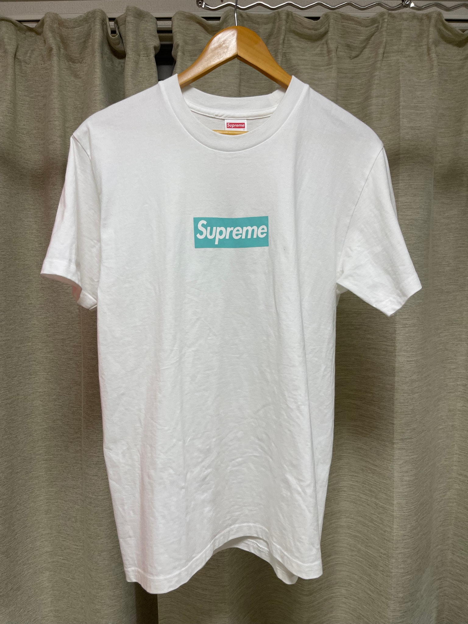 シュプリーム / ティファニー ボックス ロゴ Tシャツ 