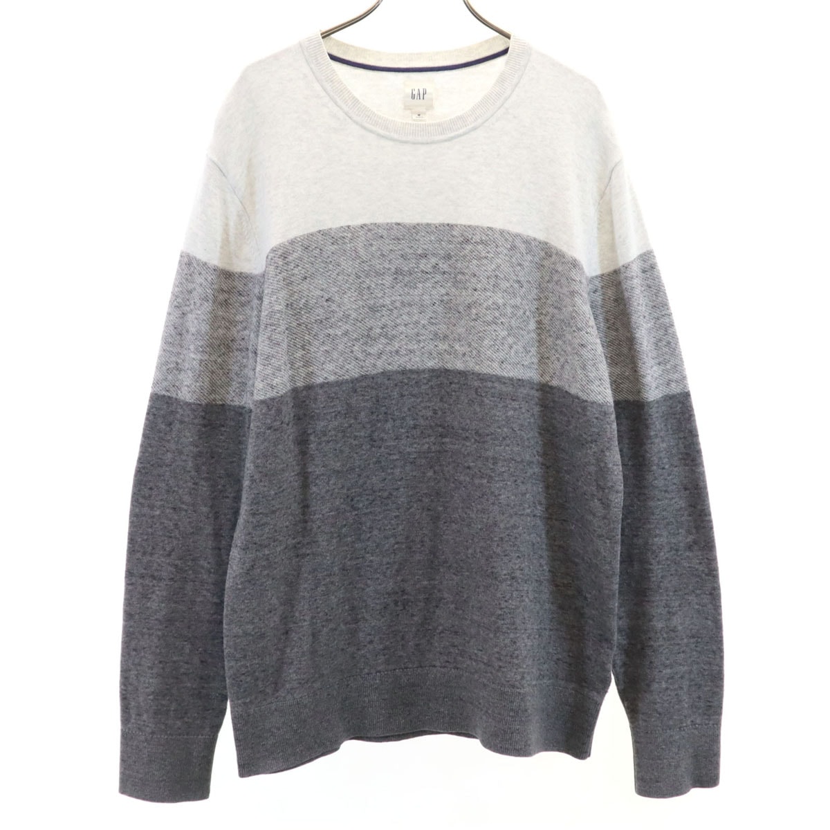 GAP ギャップ 長袖 ニット M グレー セーター