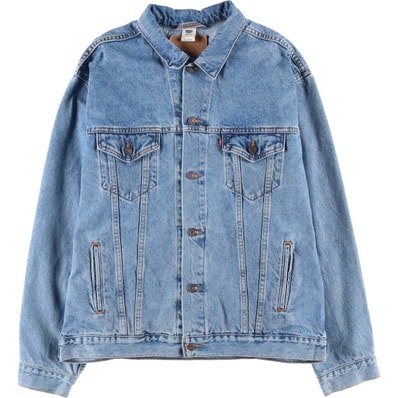 古着 00年代 リーバイス Levi's デニムジャケット Gジャン メンズXL相当/eaa604142