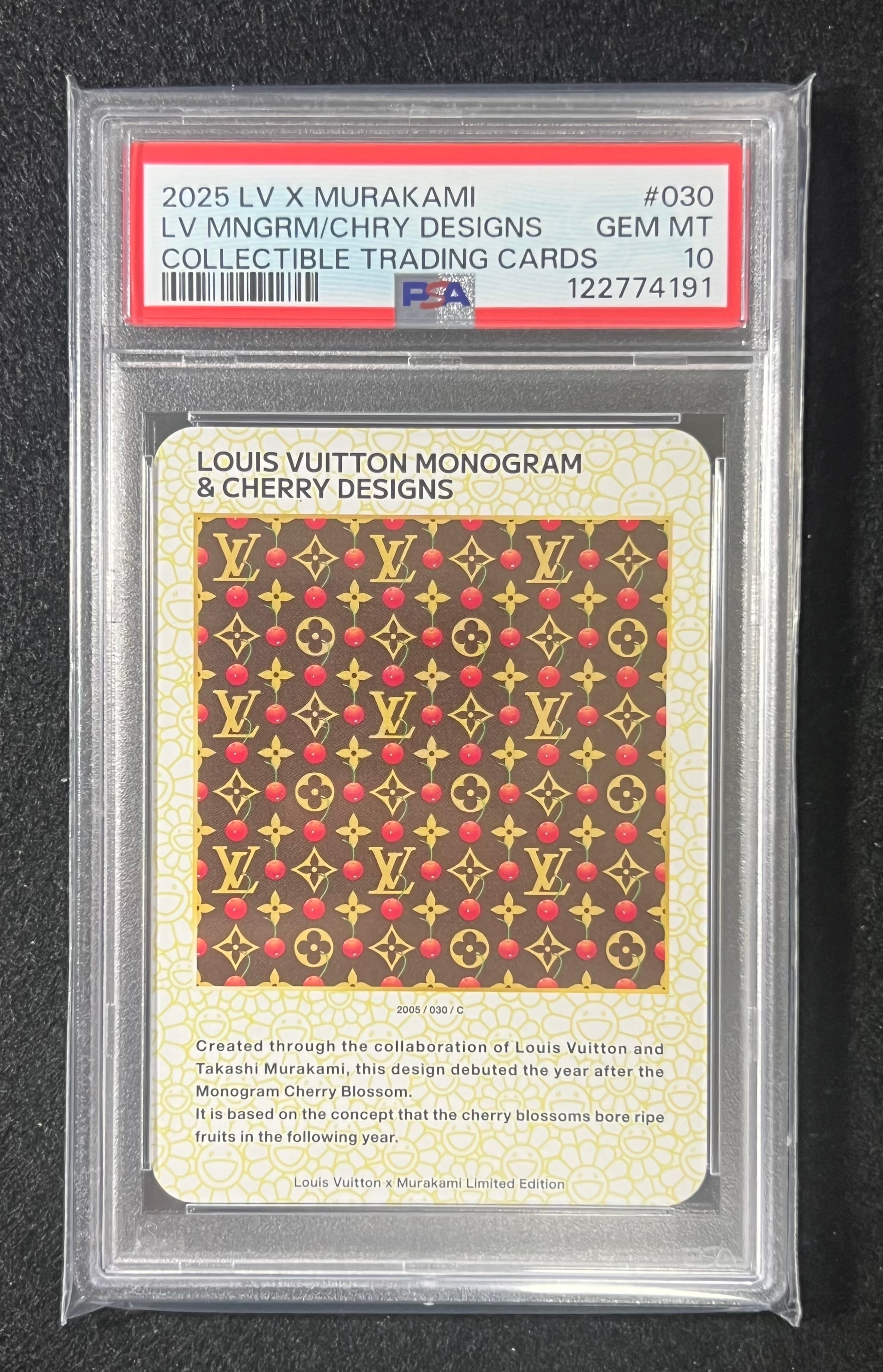 PSA10】ルイヴィトン モノグラム & チェリーデザインズ C [2005