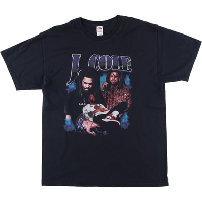 古着 フルーツオブザルーム FRUIT OF THE LOOM J COLE Jコール ラップTシャツ ラップT メンズL相当/eaa576064
