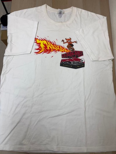 Supreme x Thrasher Back Tail Tee "White"