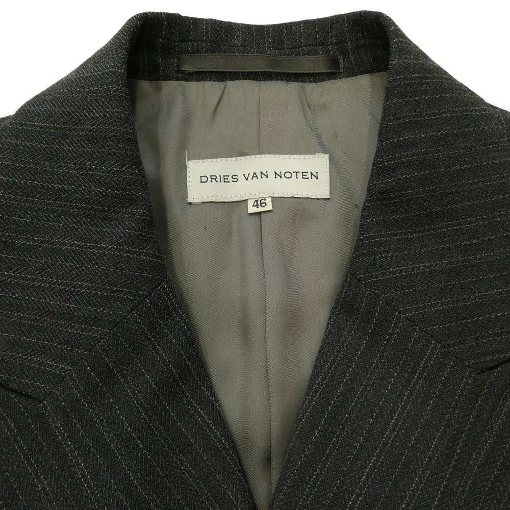 D (傷や汚れあり)】DRIES VAN NOTEN ドリスヴァンノッテン ストライプ