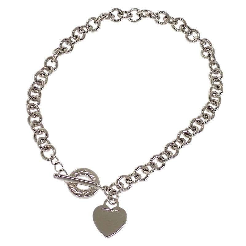 ティファニー ハートタグ トグル チェーン ネックレス【中古】【Aランク】