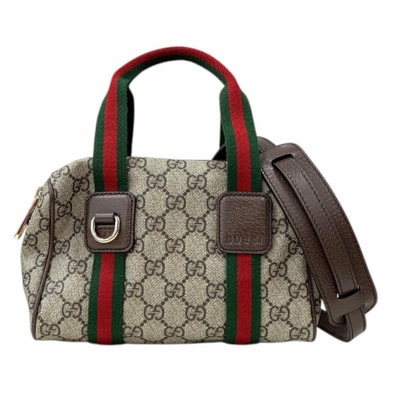 GUCCI Women's Ophidia Boston Bag "Beige"