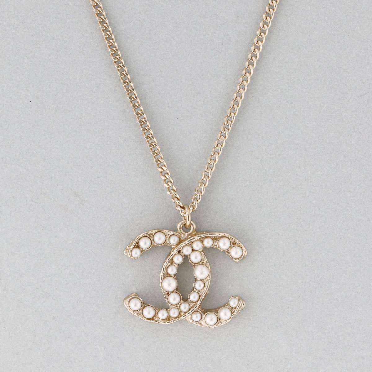 CHANEL シャネル ココマーク パール GOLD リバーシブルネックレス ネックレス GP ゴールド  レディース【中古】