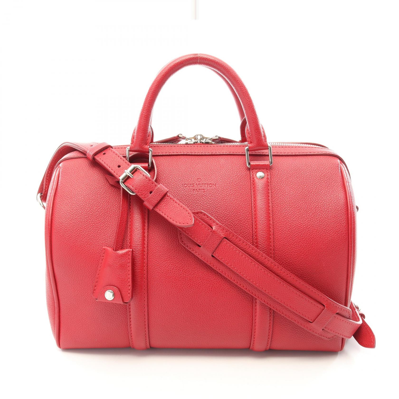 ルイ・ヴィトン LOUIS VUITTON SCバッグPM パルナセア 2WAY ハンドバッグ バッグ レザー レッド レディース レッド系 M94341 【中古】
