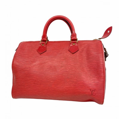 【6dd5466-k】ルイヴィトン ハンドバッグ エピ スピーディ30 M43007 カスティリアンレッド【中古】レディース