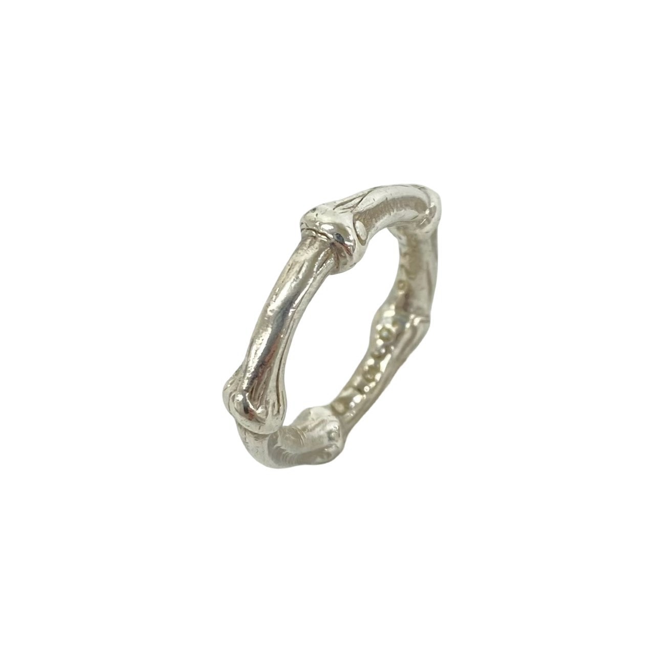 tiffany バンブーリング シルバー 10号 クロムハーツ巾着袋での発送 B (目立った傷や汚れなし)】TIFFANY&Co. ティファニー バンブー リング