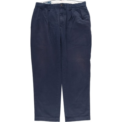古着 ラルフローレン Ralph Lauren POLO by Ralph Lauren ツータック チノパンツ メンズw36相当/eaa606687