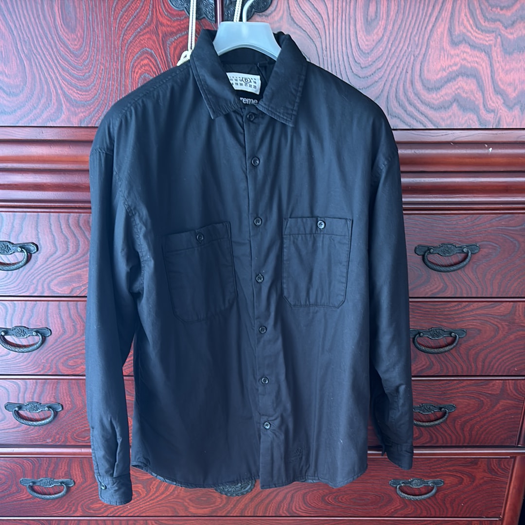 Supreme x MM6 Maison Margiela Padded Shirt "Black"