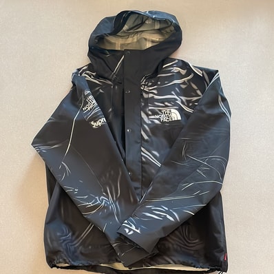 Supreme x The North Face Trompe Loeil Printed Taped Seam Shell Jacket "Black"
