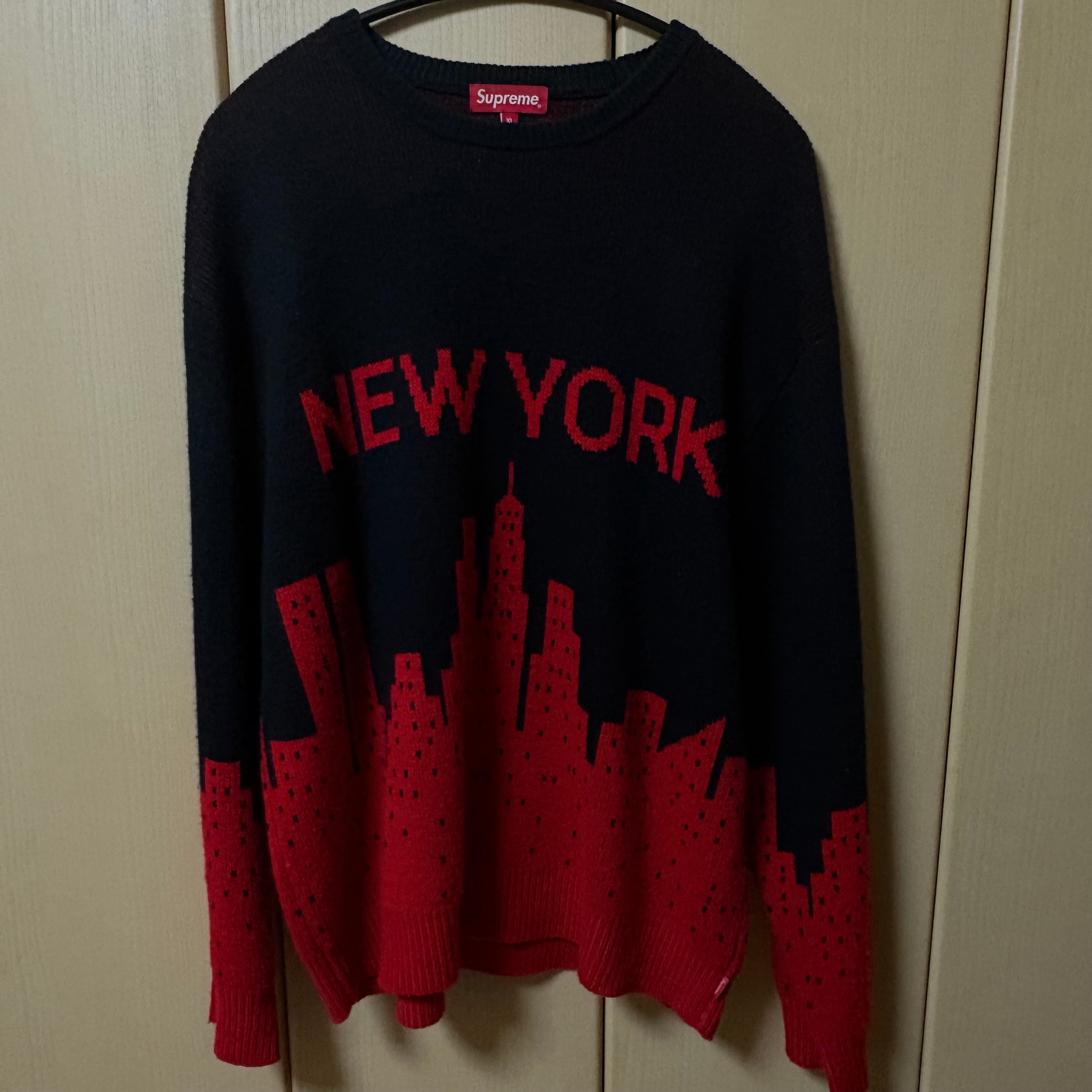 シュプリーム ニューヨーク スェター "ブラック"