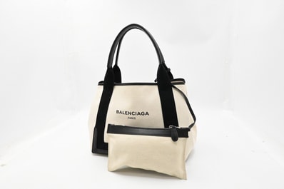 バレンシアガ ネイビーカバスS トートバッグ 339933