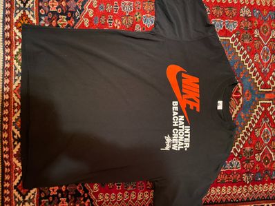 Nike x Stussy International Beach Crew T-Shirt "Black"