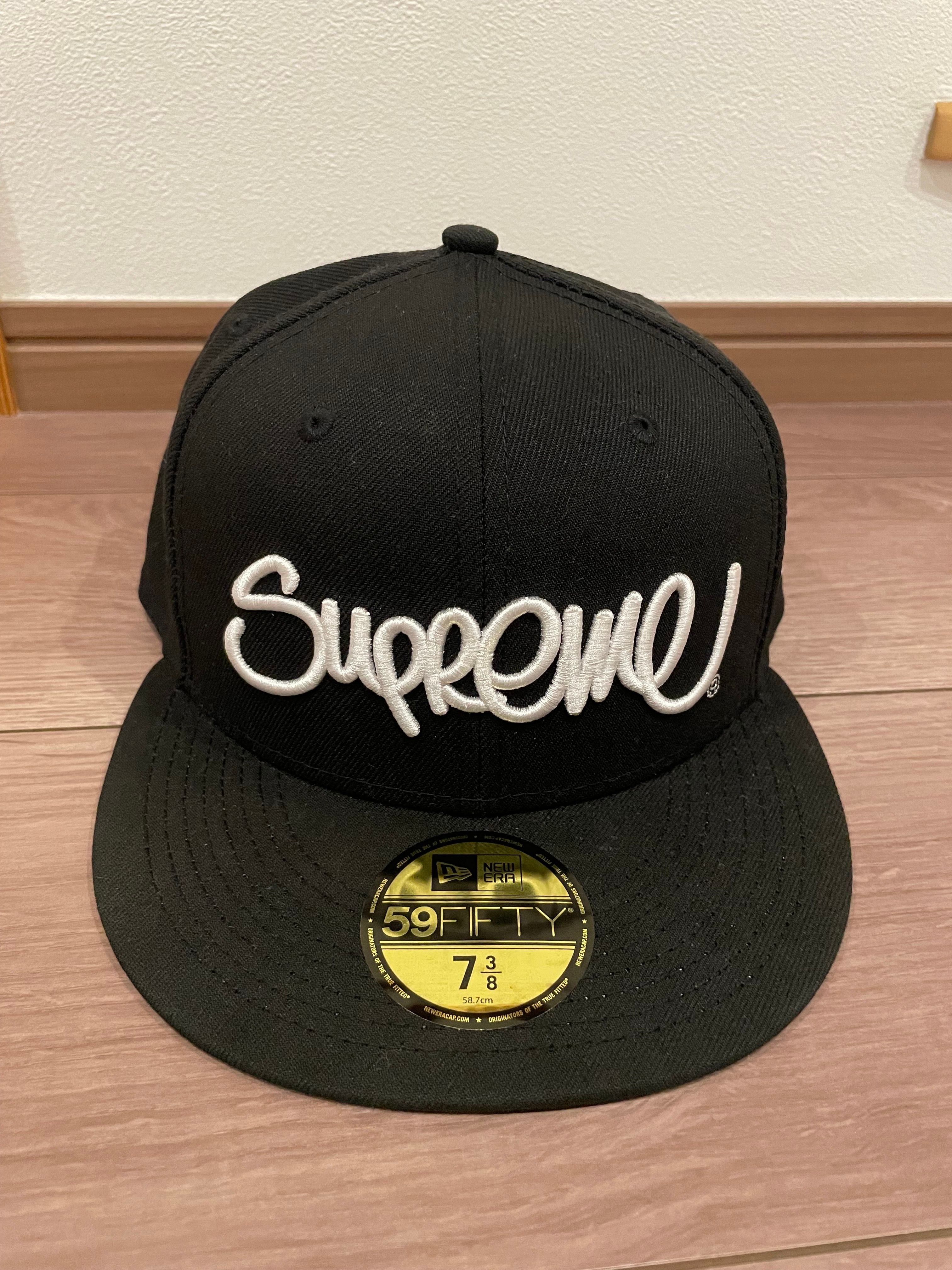 Supreme Handstyle New Era "Black"