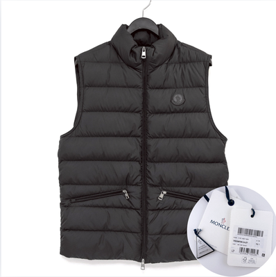 【極品】モンクレール トレオンパン MONCLER 黒 ダウン ベスト サイズ1