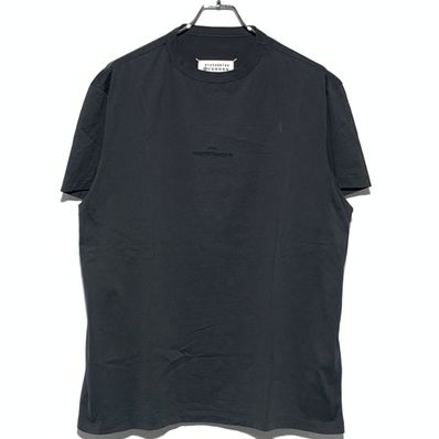 Maison Margiela Men's Distorted Logo T-Shirt "Washed Black"