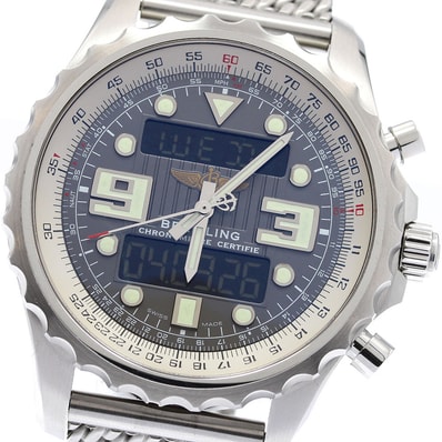 ☆良品 ブライトリング クロノスペース 多機能 A78365 メンズ 【中古】