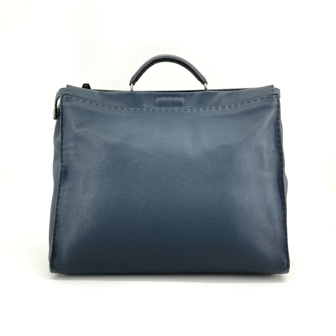 FENDI(フェンディ) セレリア ピーカブー モンスター バグズアイ 2WAY クオイオ ローマ 7VA354 ブリーフケース ネイビー