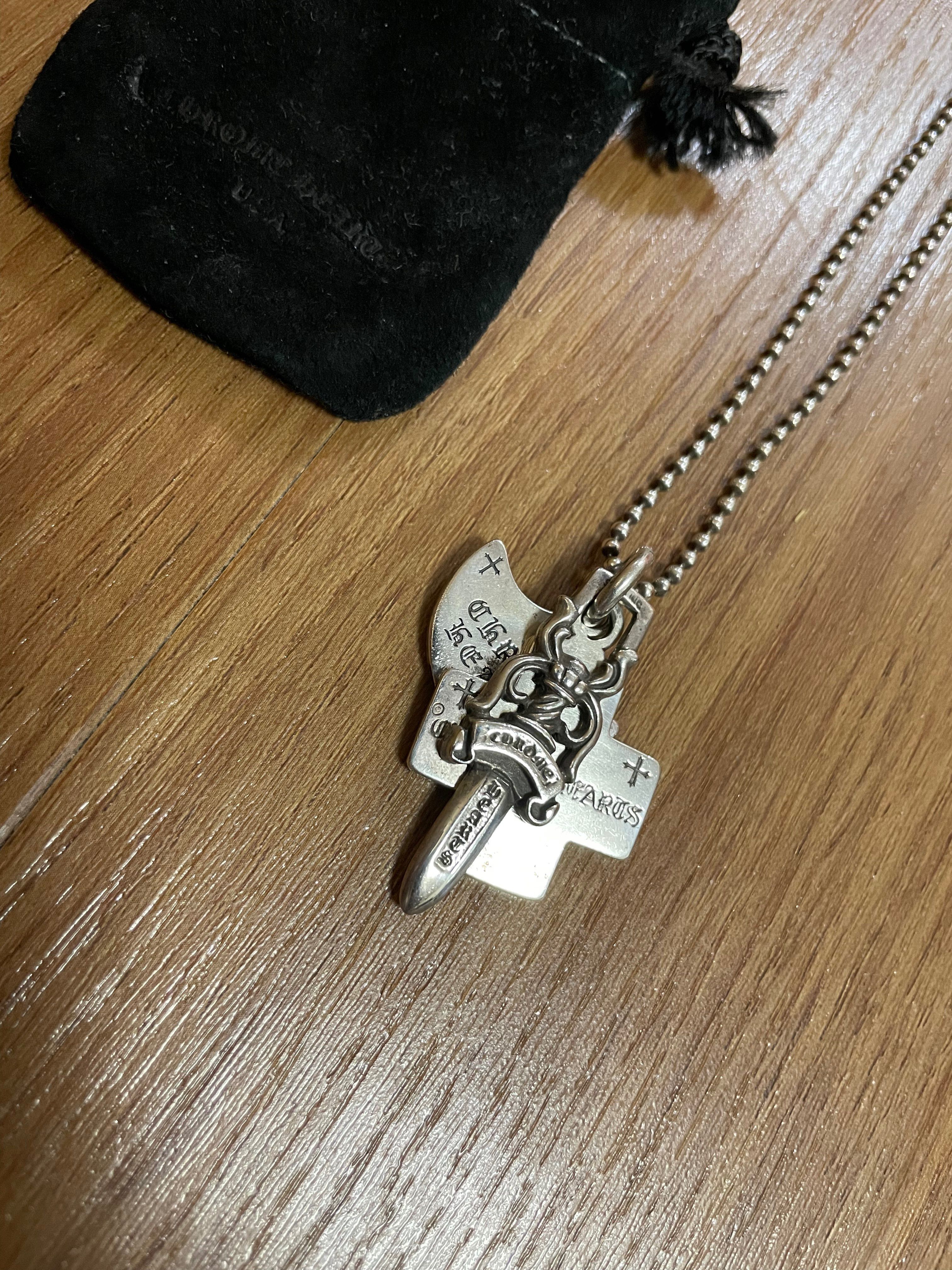 Chrome Hearts 3 Trinket Pendant "Silver"
