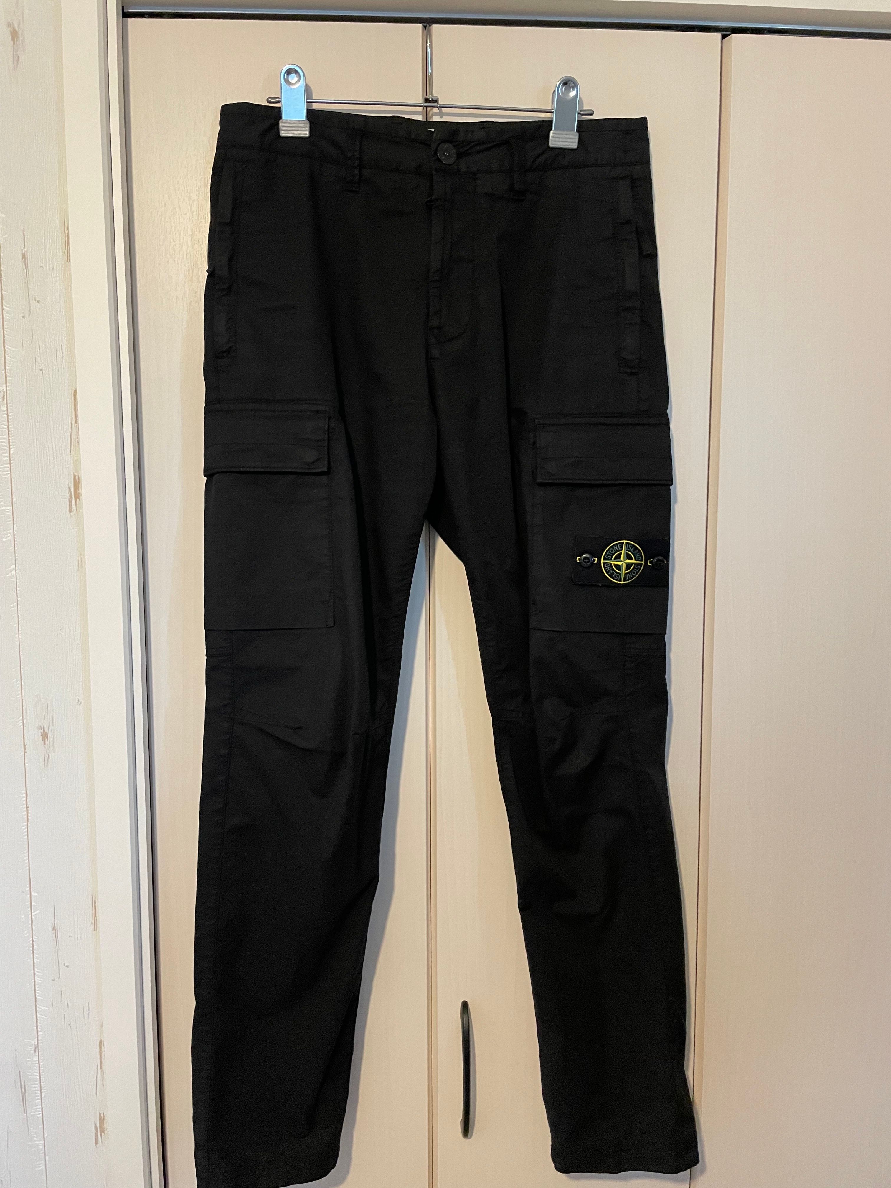 STONE ISLAND ストーンアイランド カーゴパンツ ブラック