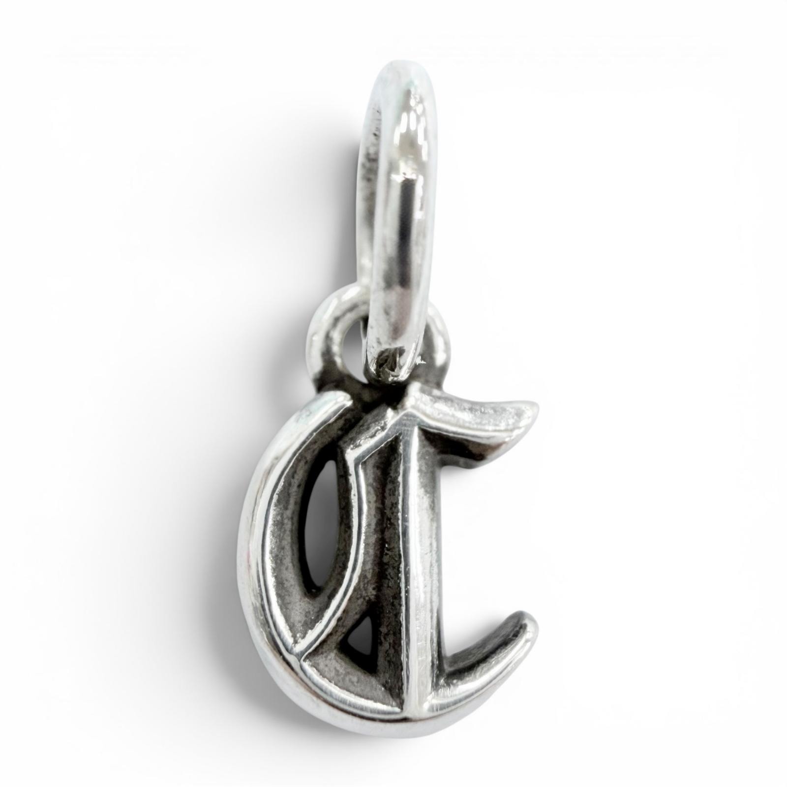 Chrome Hearts Alphabet Stack Charm C Initial Charm "Silver"
