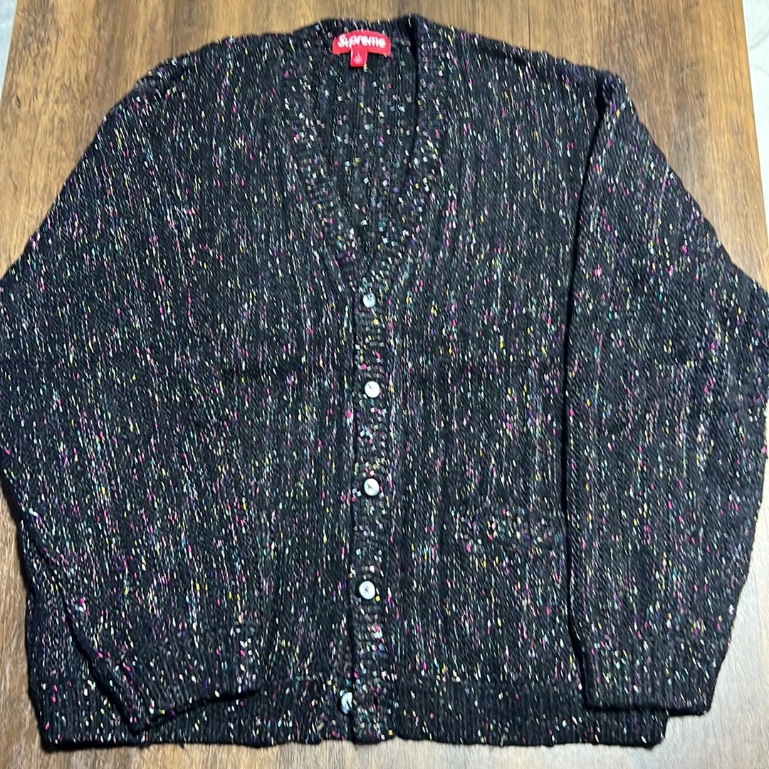 Supreme Confetti Cardigan "Black"