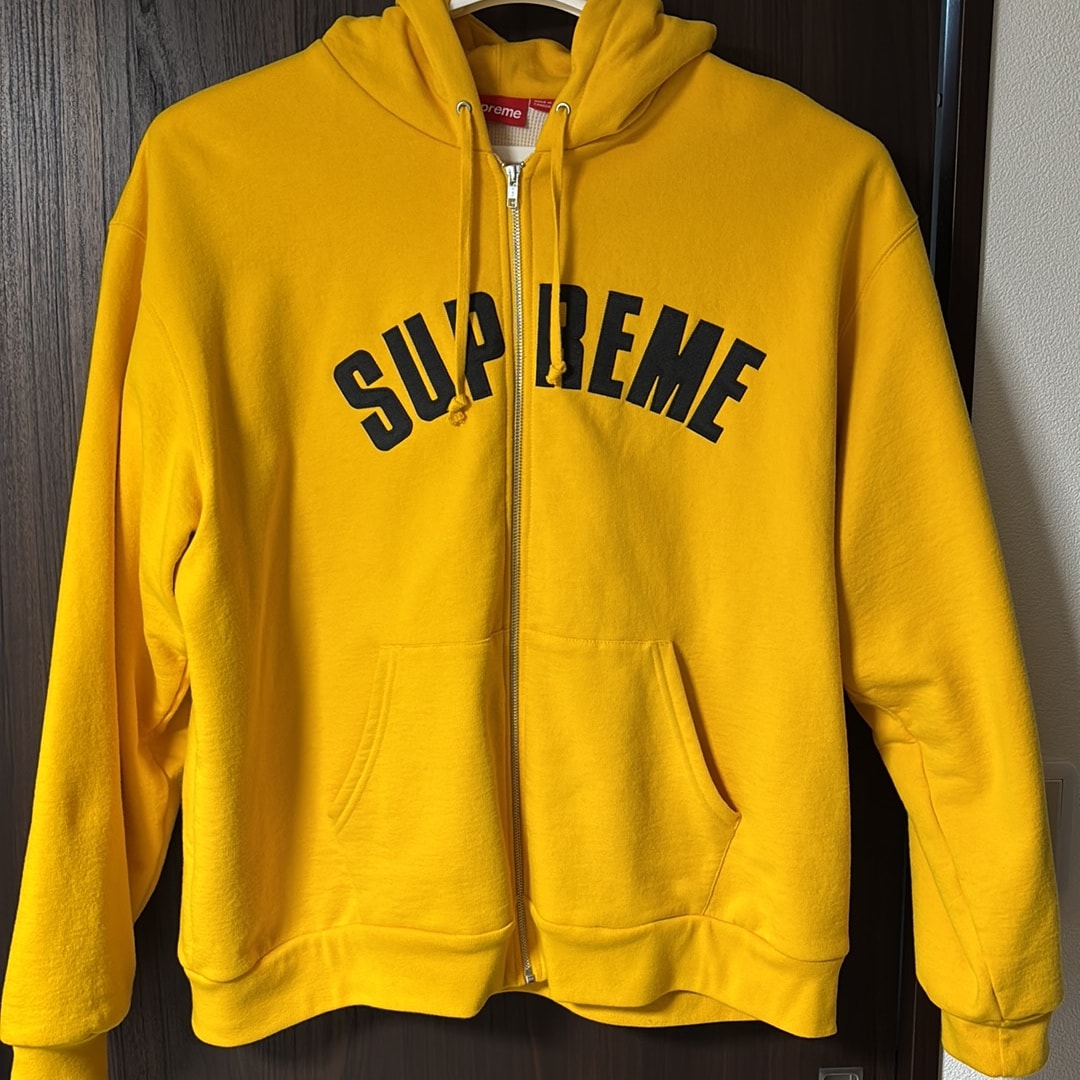 Supreme Arc Thermal Lined Zip Up Hooded Sweatshirt (25AW) "Gold"