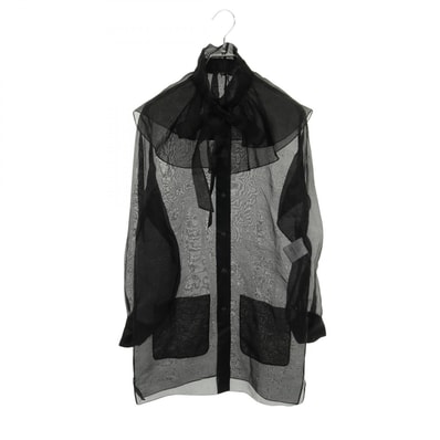 シャネル CHANEL ブラウス 衣料品 トップス シルク レディース ブラック系 【中古】