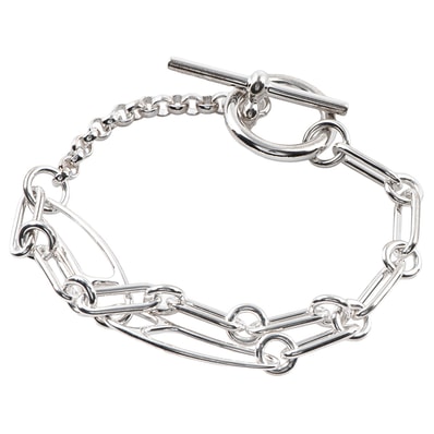 HERMES エルメス シェーヌダンクル パンク ブレスレット【中古】