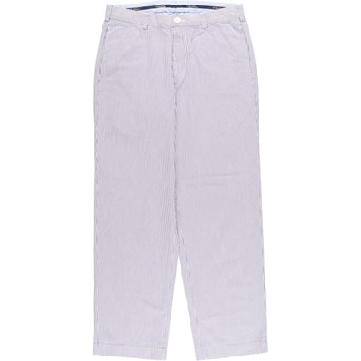 古着 ブルックスブラザーズ Brooks Brothers ストライプ柄 シアサッカー コットン スラックスパンツ メンズw32相当/eaa574316